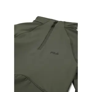 Sudadera corta de mujer con media cremallera Fila Corsico image-2