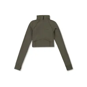 Sudadera corta de mujer con media cremallera Fila Corsico image-0