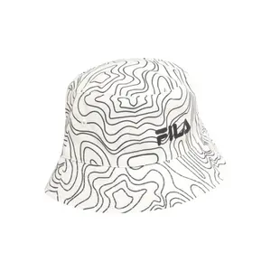 Children's reversible Fila Belton Back To School Map Aop bucket hat image-1