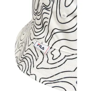Children's reversible Fila Belton Back To School Map Aop bucket hat image-2