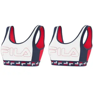 Lot de 2 brassières en polyamide femme Fila image-1