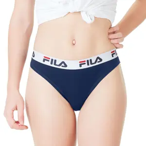 Jednobarevné bavlněné brazilky pro ženy Fila image-0