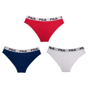 Slip coton femme Fila FU6043 (x3) image-1