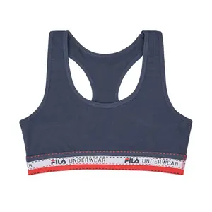 Sujetador de algodón liso para mujer Fila (x3) image-1