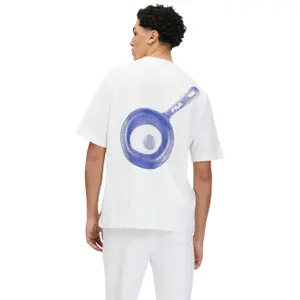 T-Shirt mit kastenförmigem Schnitt Fila Frying Pan Graphic image-4