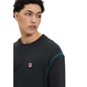 Sudadera de cuello redondo con bolsillo canguro Fila image-6