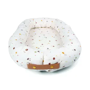 Organic cotton baby bed Filibabba Chestnuts image-1