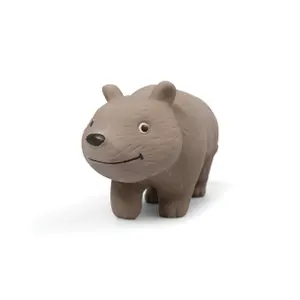 Bertram the bear figurine in natural rubber Filibabba Bertram l'ourson image-3