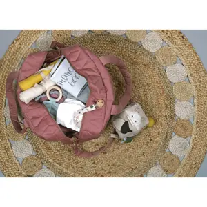 Organic cotton baby toiletry bag Filibabba Soft quilt image-5