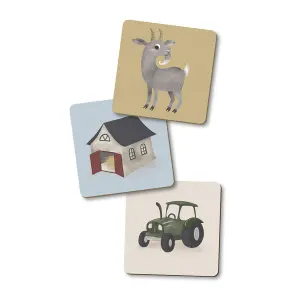 Educational memory games Filibabba Farm animals image-2