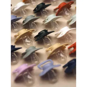 Set of 2 anatomic silicone baby teats Filibabba image-1