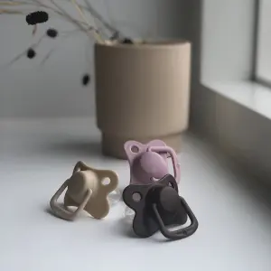 Set of 2 anatomic silicone baby teats Filibabba image-2