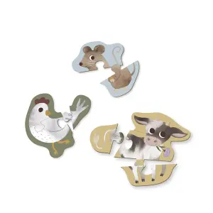 30-piece Nordic animal puzzle Filibabba First image-2