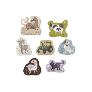 30-piece Nordic animal puzzle Filibabba Farm animals image-0