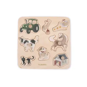 30-piece Nordic animal puzzle Filibabba Magic Farm image-0