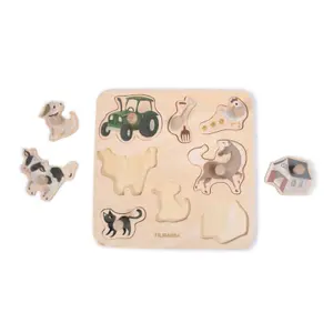 30-piece Nordic animal puzzle Filibabba Magic Farm image-3