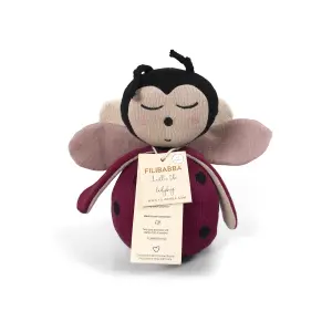 Rocking plush toy Filibabba Lullu the ladybug rolling teddy image-2