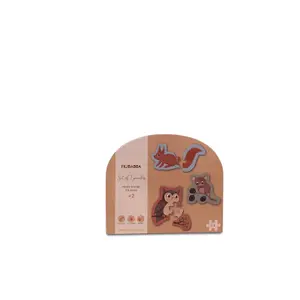 Set of 7 Nordic animal puzzles Filibabba image-2