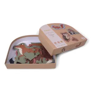 Set of 7 Nordic animal puzzles Filibabba image-3