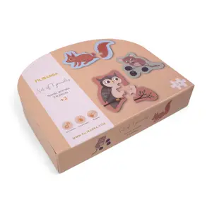 Set of 7 Nordic animal puzzles Filibabba image-4