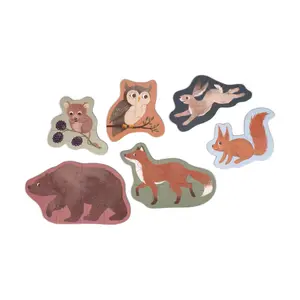 Set of 7 Nordic animal puzzles Filibabba image-5