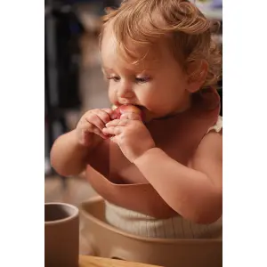 Silicone bib with baby print Filibabba image-1