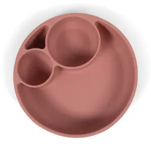 Baby silicone divided plate Filibabba image-1