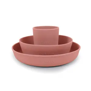 Silicone baby plate, bowl and cup set Filibabba image-4
