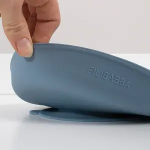 Silicone baby plate, bowl and cup set Filibabba image-1