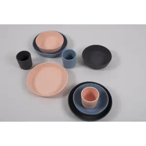 Silicone baby plate, bowl and cup set Filibabba image-3
