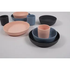 Silicone baby plate, bowl and cup set Filibabba image-4