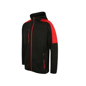 Giacca softshell con cappuccio Finden + Hales Active image-1