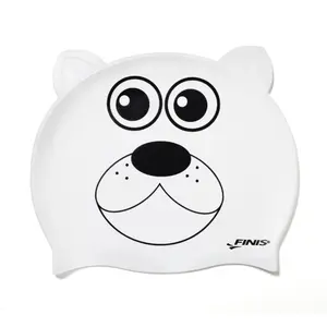 3-25-036-300-child-swim-cap-finis-head-polar-bear-white-one-size