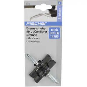 Pastiglie dei freni per cerchi in lega da serrare Fischer V-brake image-1