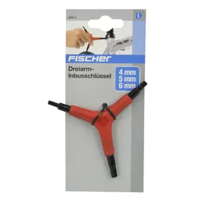 Llave allen plana de tres brazos Fischer image-0