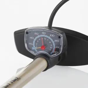 Manomètre de pompe sur pied duo tête sr Fischer SR image-1