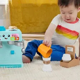 Hračky pro rozvoj Fisher Price Laugh & Learn My First Coffee Machine image-4