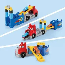 Auto spelletjes Fisher Price Mega Bloks Build & Race Rig image-4