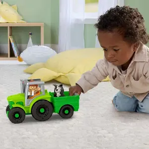 Autodráhy Fisher Price Little People Collector Push & Play Tractor image-2