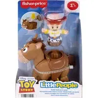 Figurine Fisher Price Little People Colletor Disney Pixar Toy Story Bobbin Bullseye & Jessie image-1