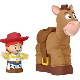 Figurine Fisher Price Little People Colletor Disney Pixar Toy Story Bobbin Bullseye & Jessie image-2