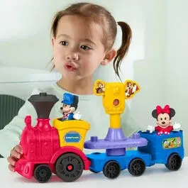 Conjuntos de construção Fisher Price Little People Collector Disney Mickey Musical Train image-1