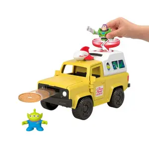 Figurine Fisher Price Imaginext Disney Pixar Toy Story Pizza Planet truxk + Buzz Lightyear and Alien image-4