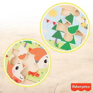 Wooden lace puzzle Fisher Price image-3