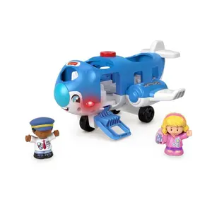 Car games Fisher-price Spanish Little People Travel Together Airplane image-1