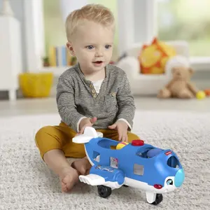 Car games Fisher-price Spanish Little People Travel Together Airplane image-2