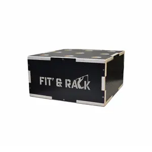 Rangement de barre au sol en bois Fit & Rack image-0