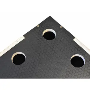 Rangement de barre au sol en bois Fit & Rack image-1