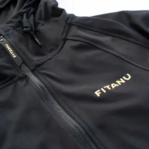 Casaco com capuz com fecho de correr para mulher Fitanu Fiza W image-4