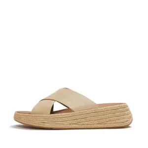Women's cross-strap wedge sandals FitFlop F-Mode image-0